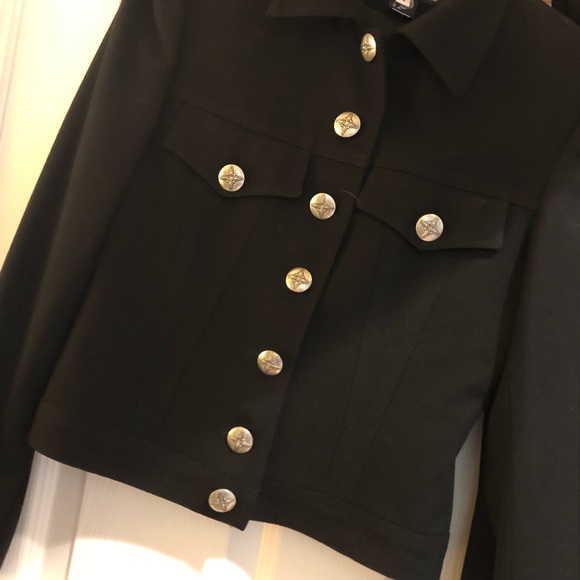 Pant suit COMMANDING military button style. - Picture 2 of 4